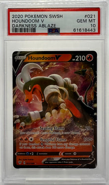 Graded Card: Houndoom V #021 (2020) - PSA 10 - EN