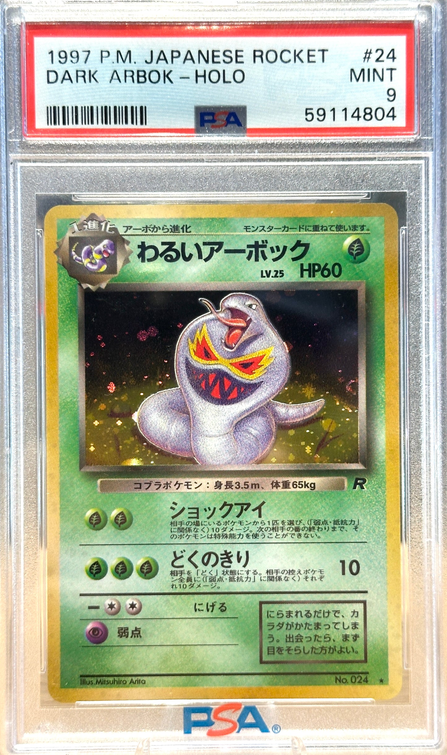 1997 Dark Arbok - JPN