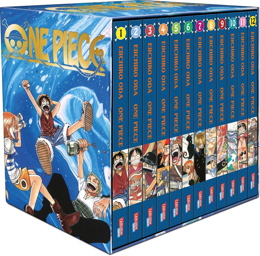 One Piece: Band 1-12 im Sammelschuber