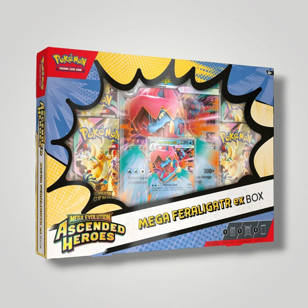 Pokémon: Mega Feraligatr ex Collection Ascended Heroes – Box – EN