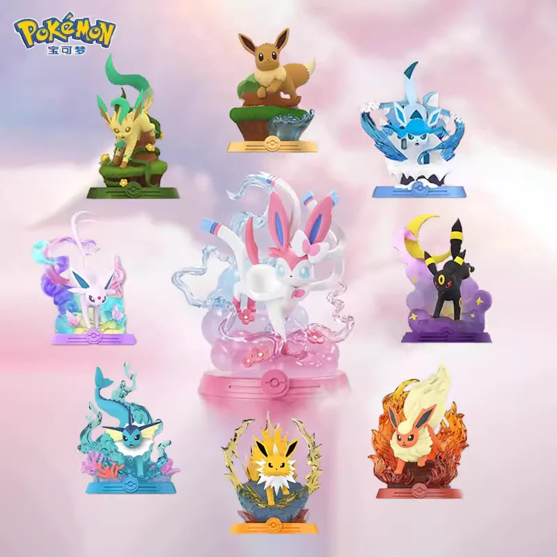 Pokémon: Figur – Evolitionen „Biome“ Diorama – 15 cm