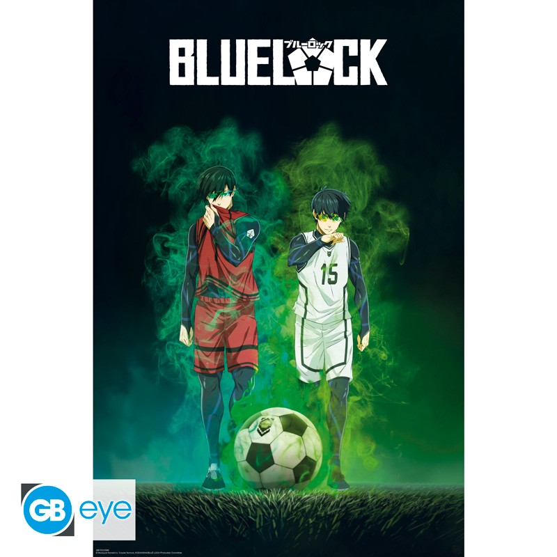 Blue Lock: Poster – Isagi vs. Rin – 91,5 × 61 cm