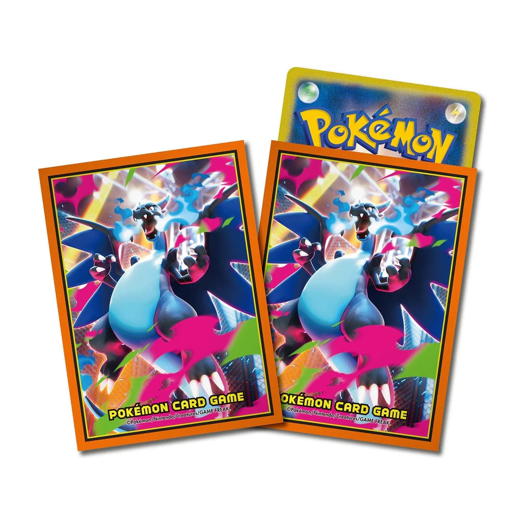 Pokémon: Card Sleeves – Mega Charizard X – Pokémon Center Original