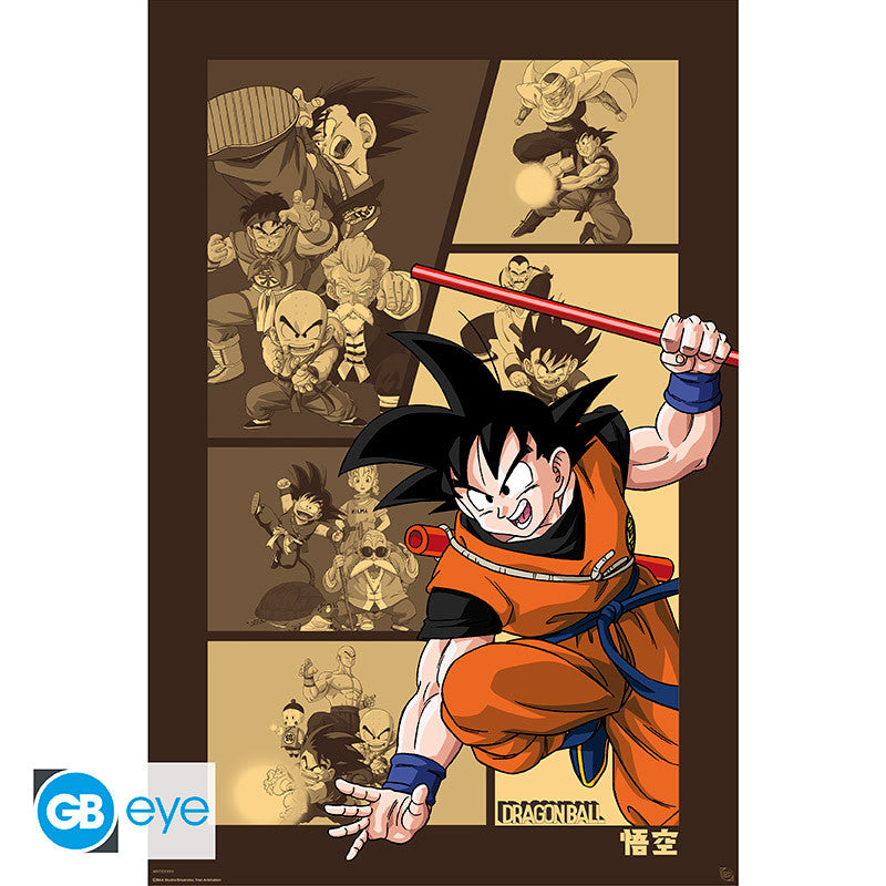 Dragon Ball: Poster – Goku Retro – 91,5 × 61 cm