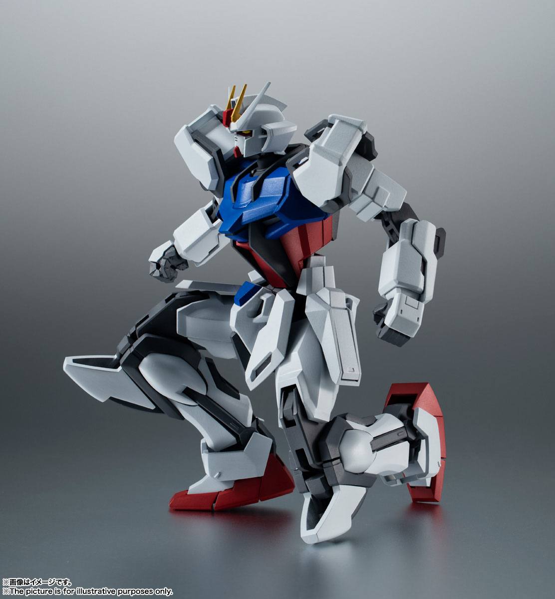 Mobile Suit Gundam Seed Robot Spirits Actionfigur GAT-X105 Strike Gundam