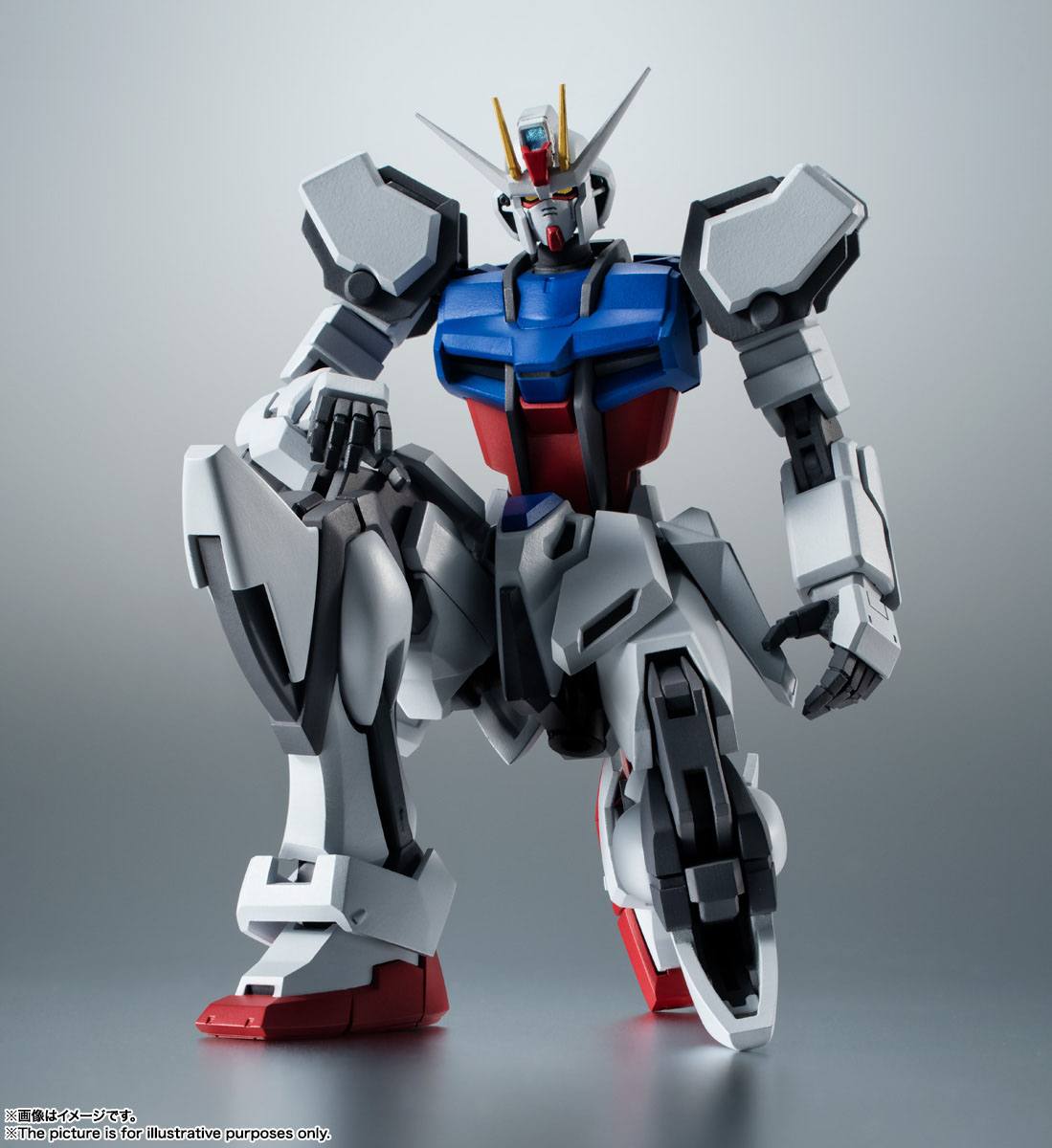 Mobile Suit Gundam Seed Robot Spirits Actionfigur GAT-X105 Strike Gundam