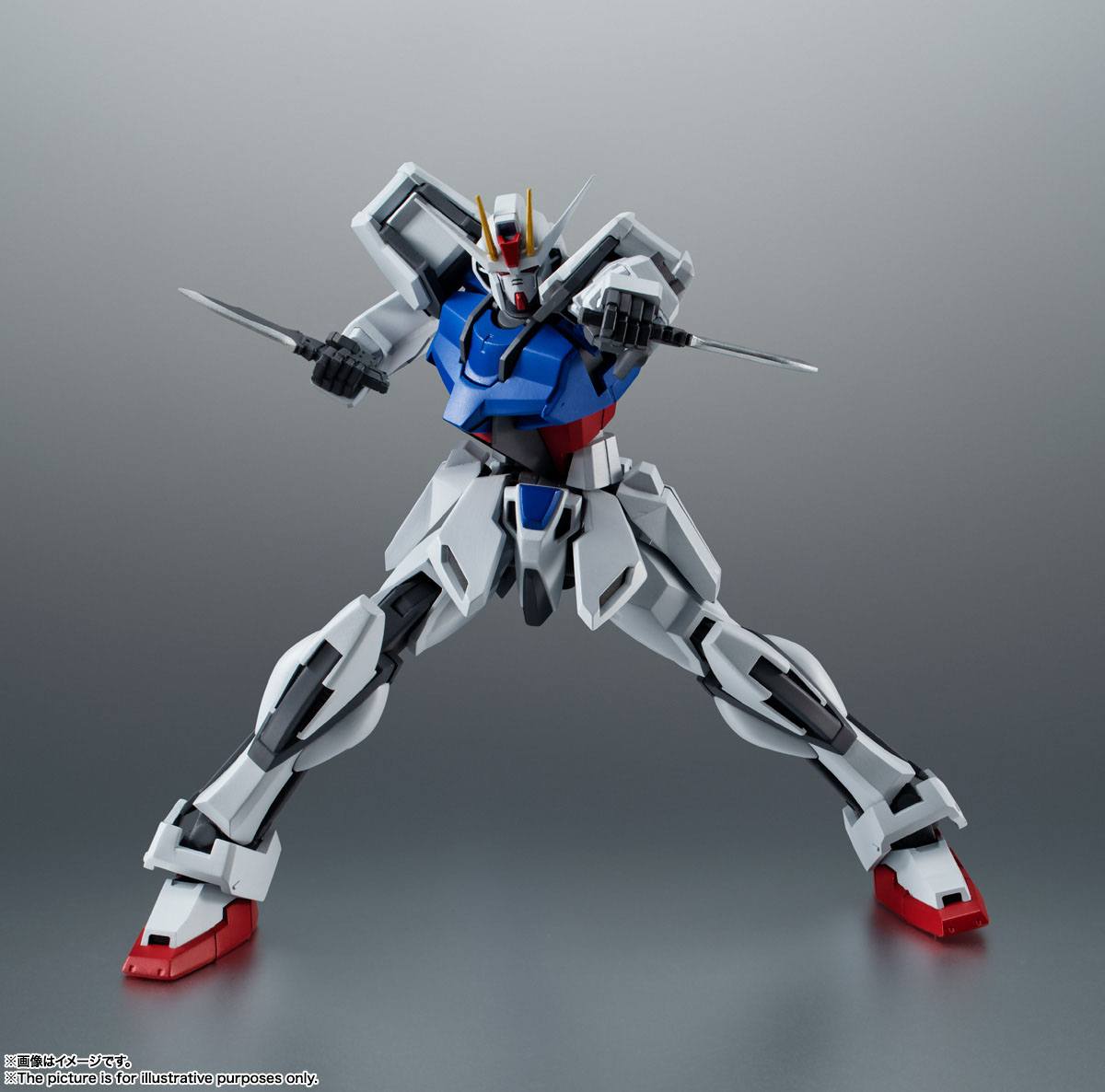 Mobile Suit Gundam Seed Robot Spirits Actionfigur GAT-X105 Strike Gundam