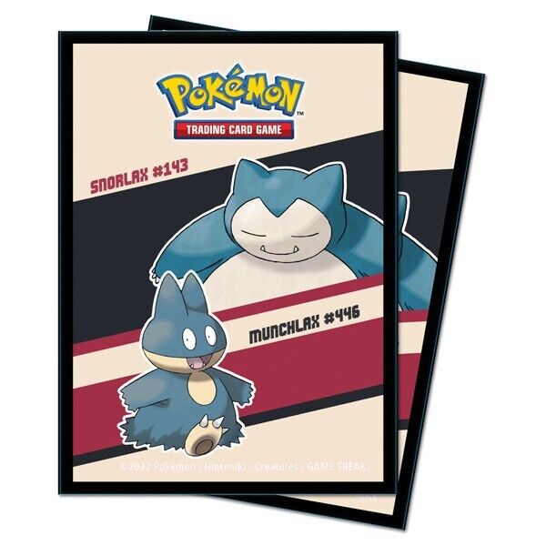 Pokémon - Schutzhüllen - Snorlax & Munchlax Protector (65)