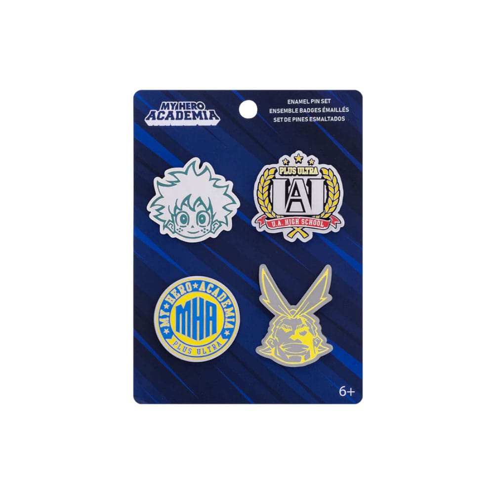 My Hero Academia POP!: Pin Ansteck-Pins 4er-Set UA High - 4 cm