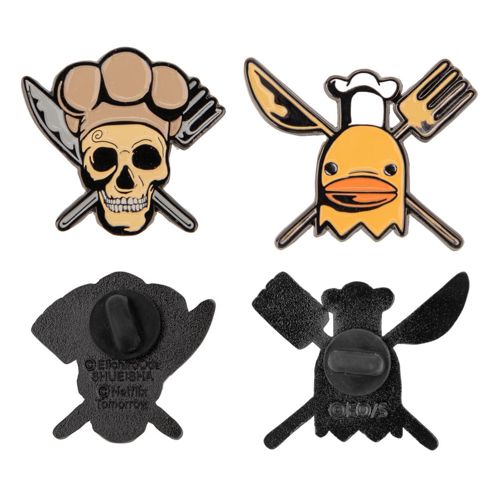 One Piece: Ansteck-Pins 2er-Pack - Sanji & Zeff