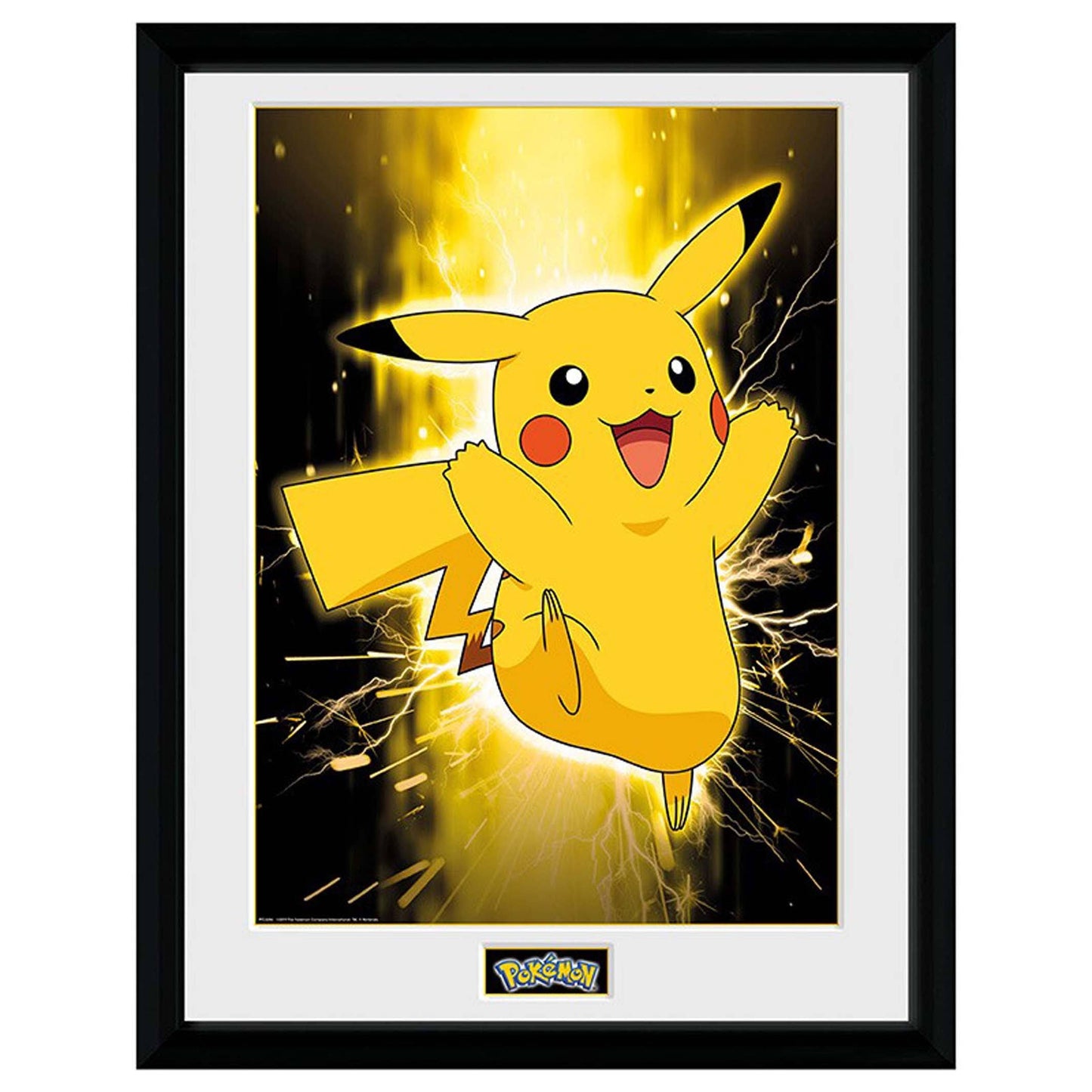 POKEMON - Gerahmter Druck 'Pikachu'
