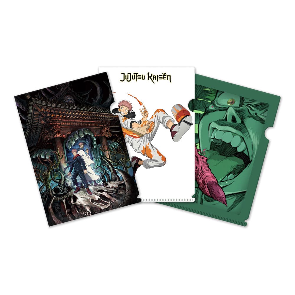 Jujutsu Kaisen: Klarsichthüllen - 3er-Set Itadori & Sukuna