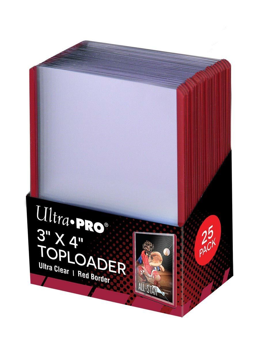 Ultra Pro Toploader: 25Stk. - Red
