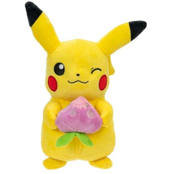 Pokémon Plüschfigur: Pikachu with Pecha Berry Accy - 20cm