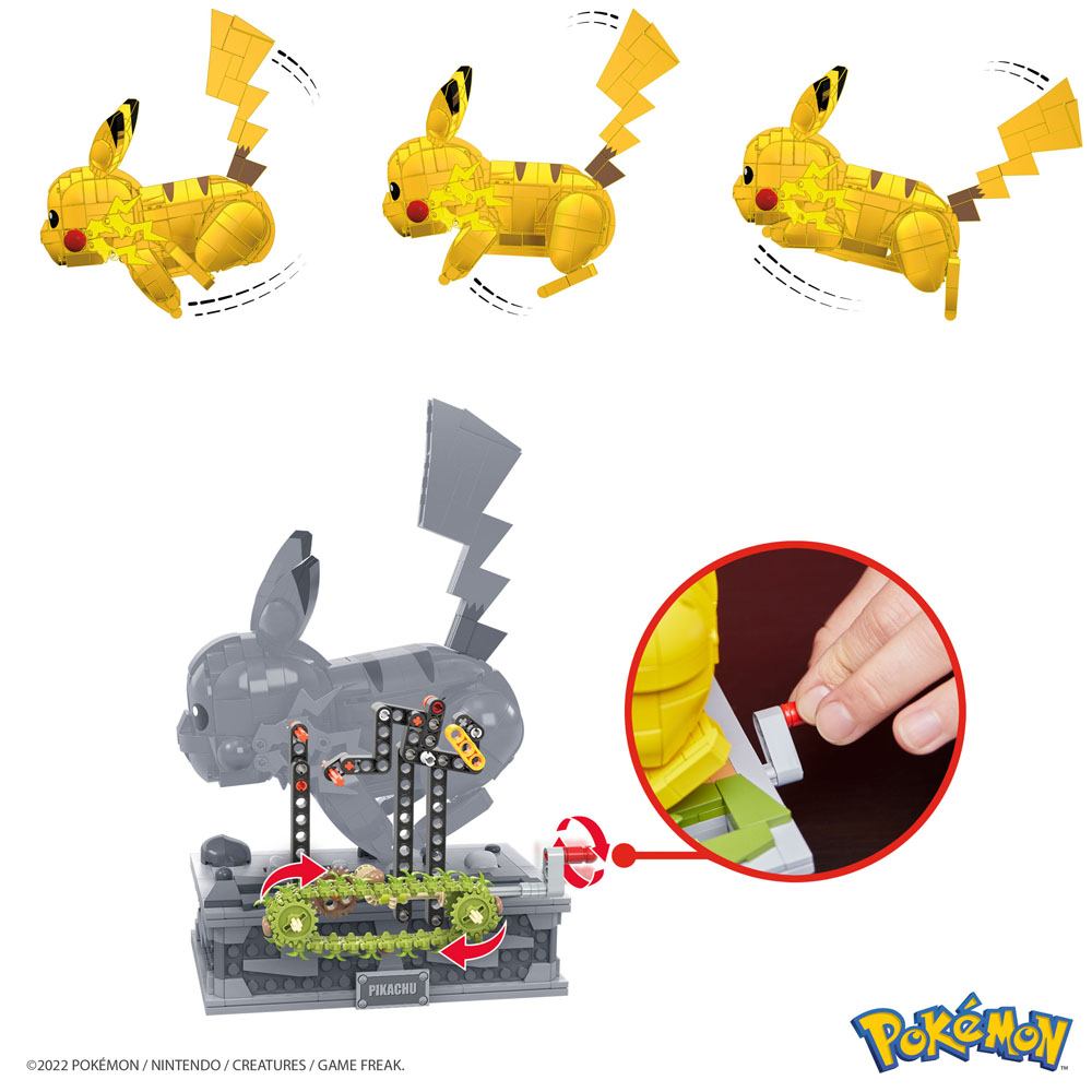 Pokémon: Mega Construx Bauset Motion - Pikachu