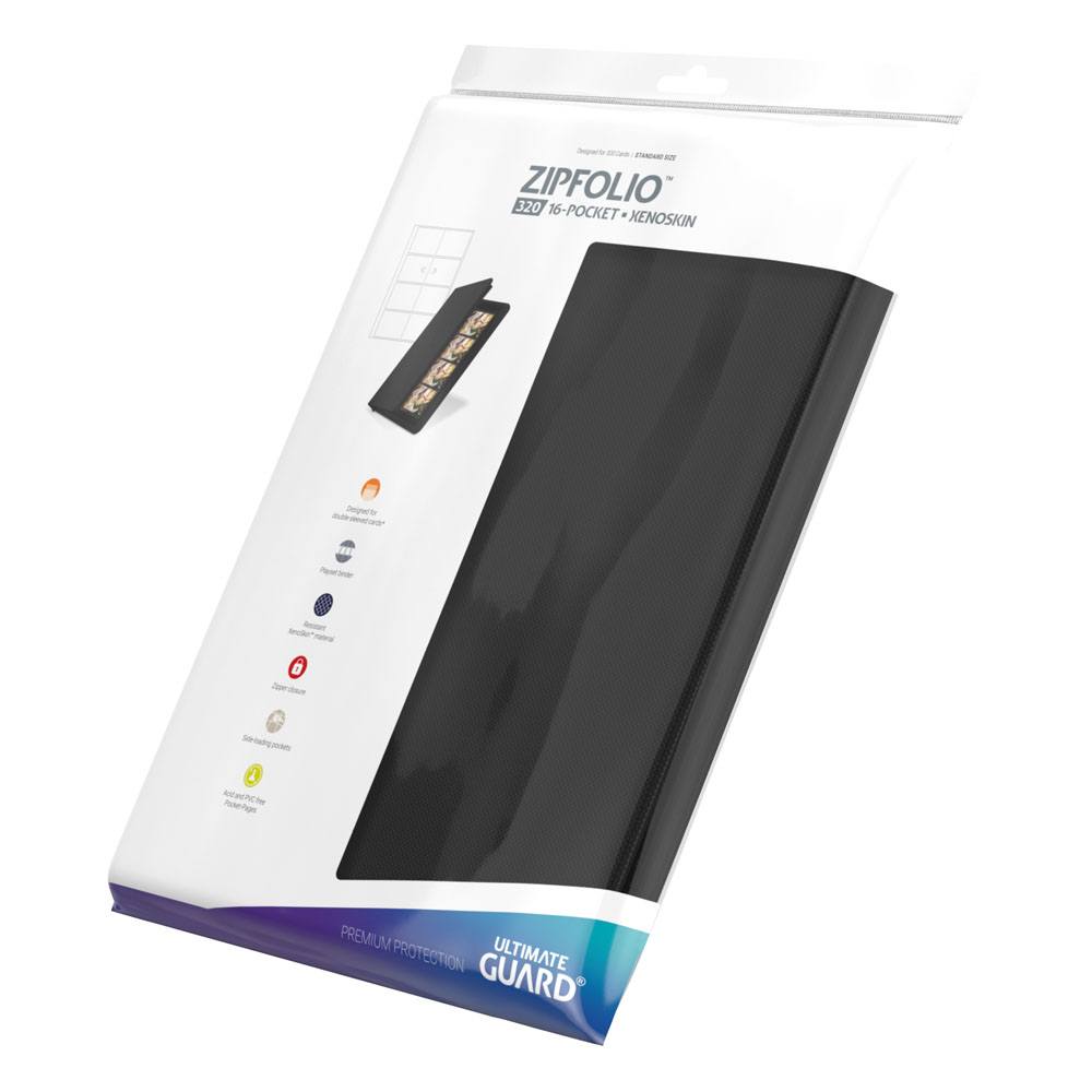 Ultimate Guard: Zipfolio 320 - 16-Pocket XenoSkin - Schwarz