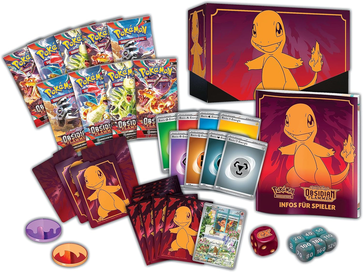 Pokémon: Top-Trainer Box - Karmesin & Purpur  - Obsidian Flammen - EN