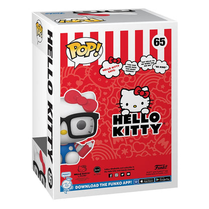 Hello Kitty: Sanrio -  POP! Vinyl Figur – Hello Kitty Nerd – 9 cm