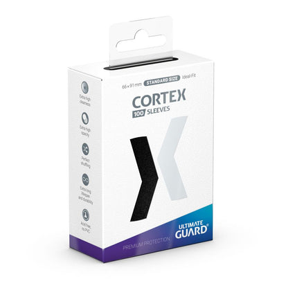 Cortex Sleeves: Standardgröße - Matt-Schwarz (100)