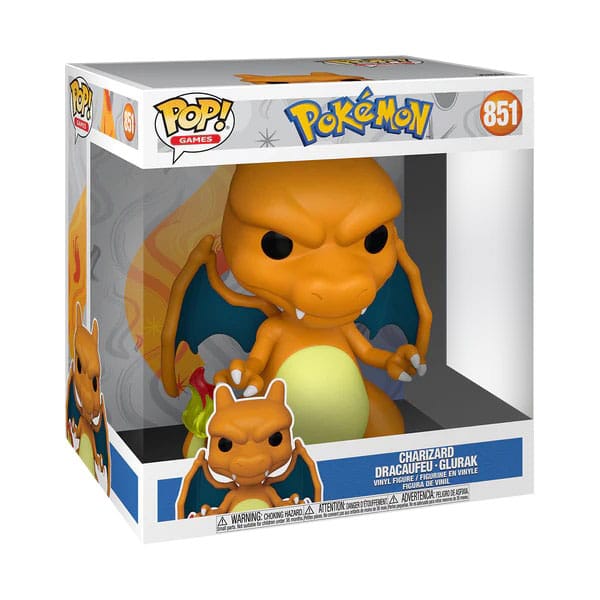 Pokémon: Charizard – Super Sized Jumbo POP! – 25 cm