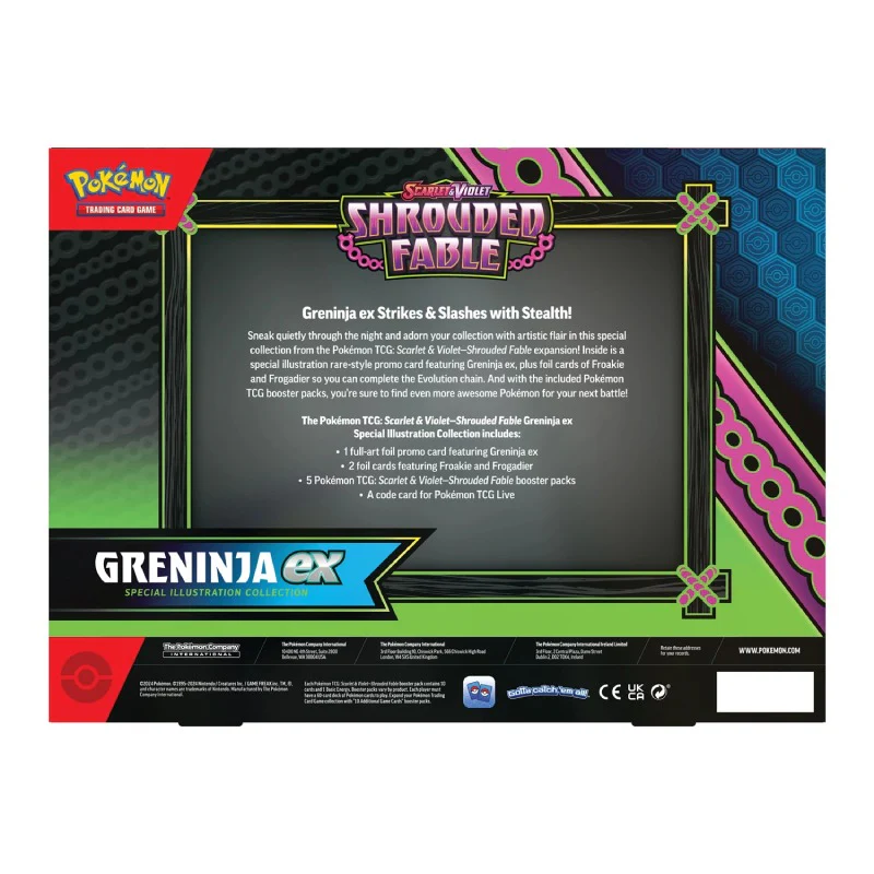 Pokémon: Shrouded Fable - Special Illustration Collection - Greninja ex - EN