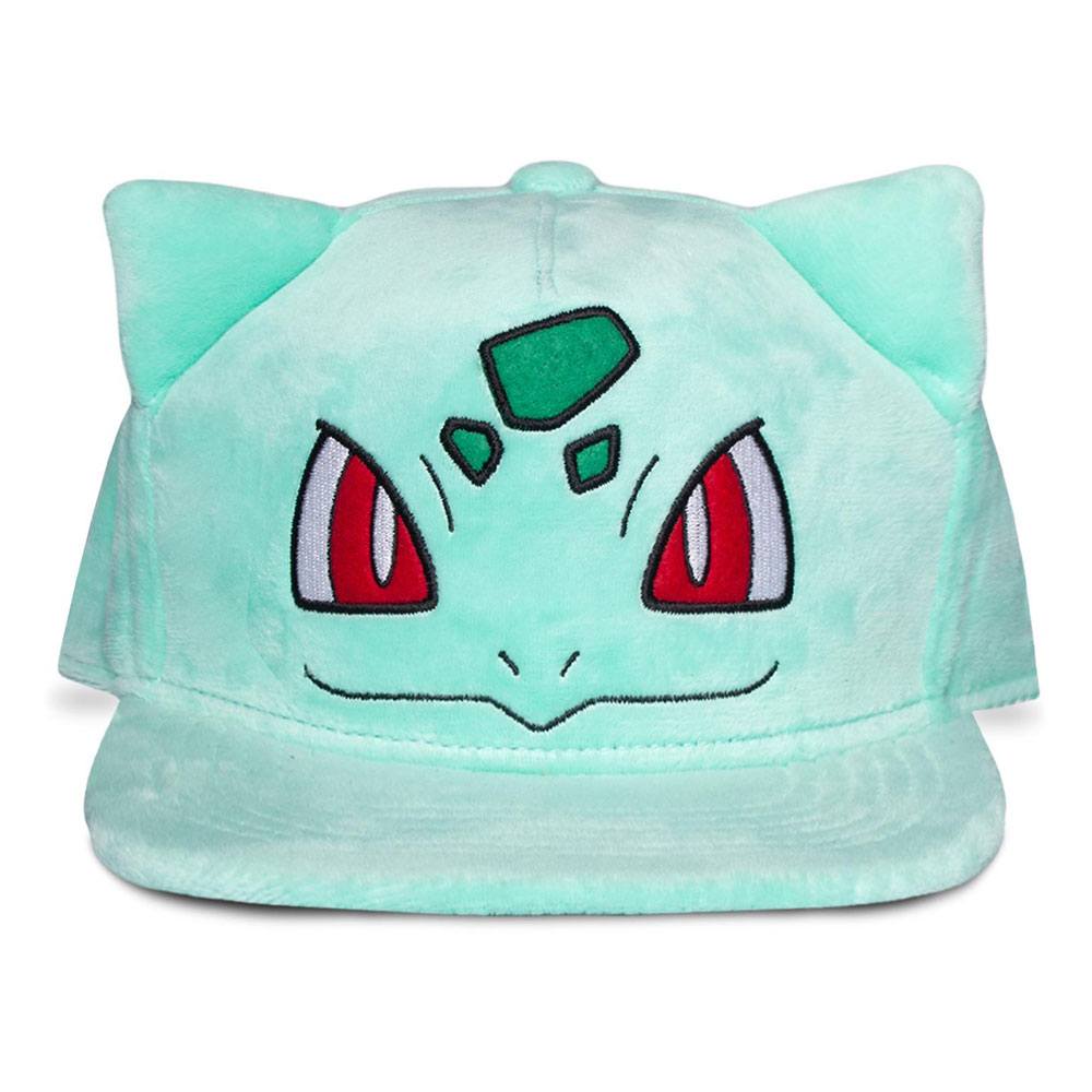 Pokémon: Plüsch Snapback Cap - Bulbasaur