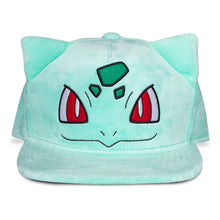 Pokémon: Plüsch Snapback Cap - Bulbasaur