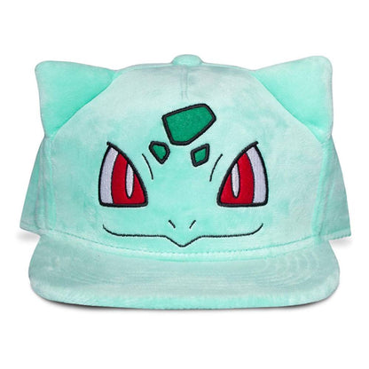 Pokémon: Plüsch Snapback Cap - Bulbasaur