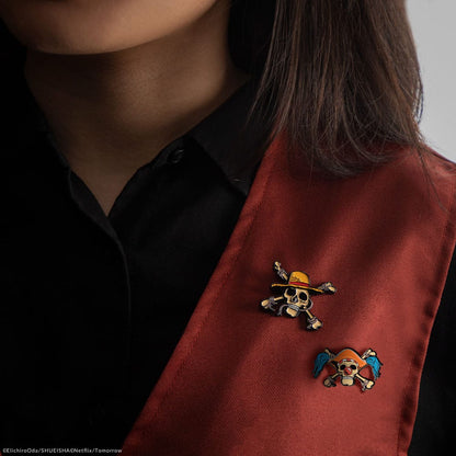 One Piece: Ansteck-Pins 2er-Pack - Luffy & Buggy