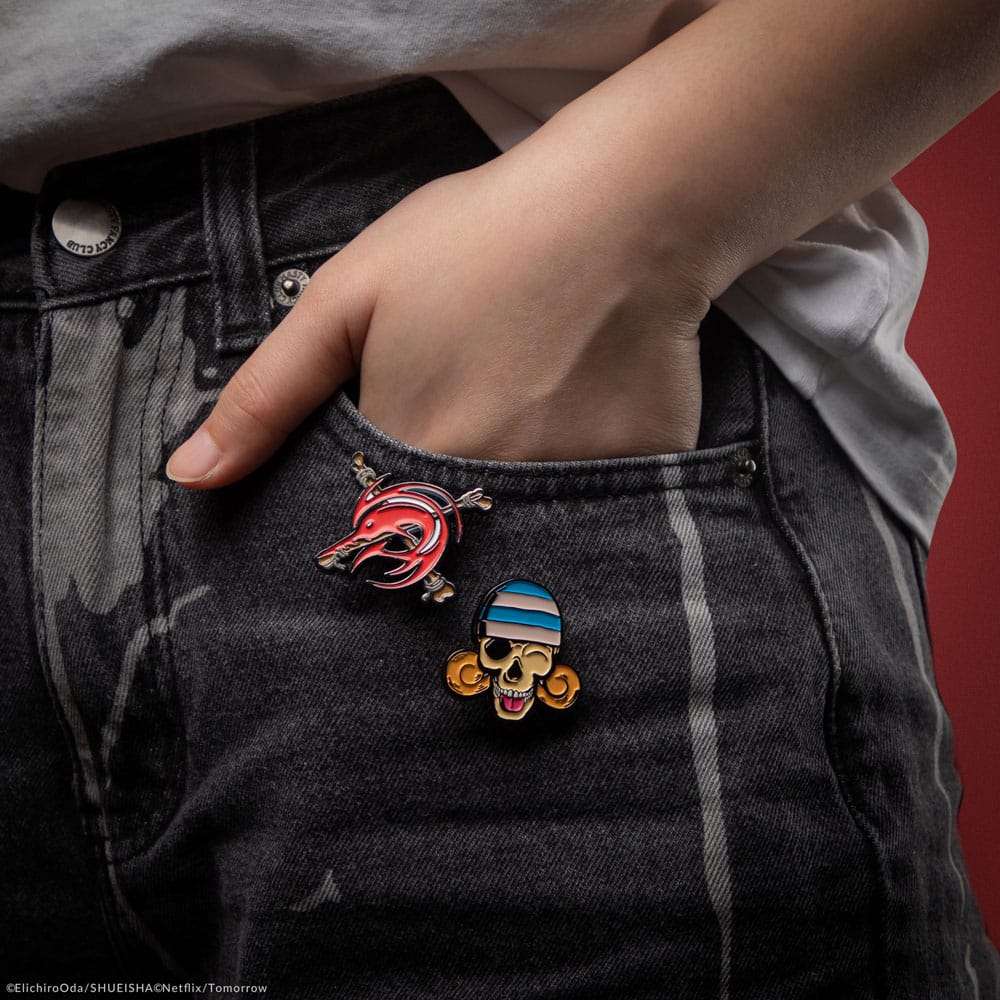 One Piece: Ansteck-Pins 2er-Pack - Nami & Arlong