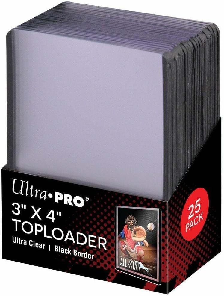 Ultra Pro Toploader: 25Stk. - Black