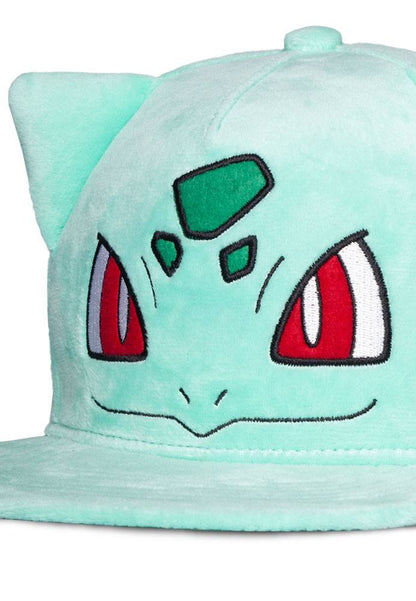 Pokémon: Plüsch Snapback Cap - Bulbasaur