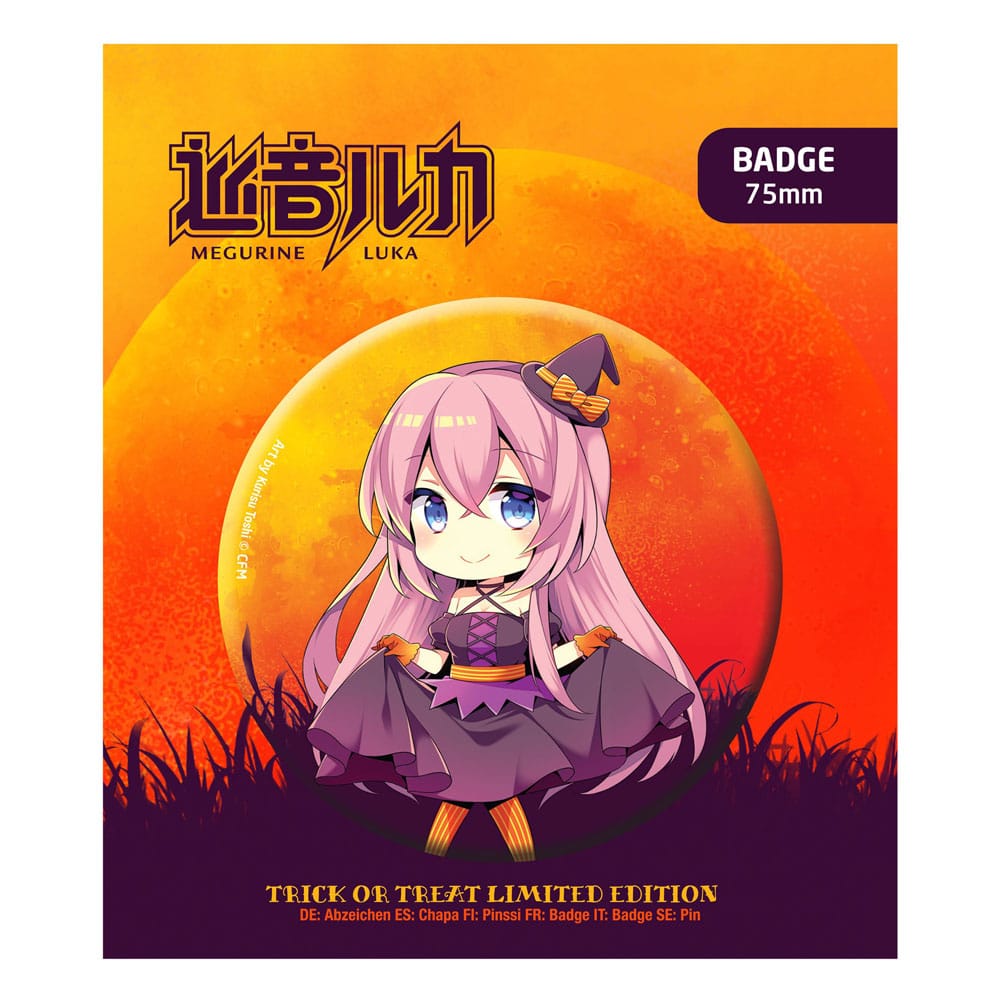 Hatsune Miku: Ansteck-Button Halloween - Limited Edition - Megurine Luka