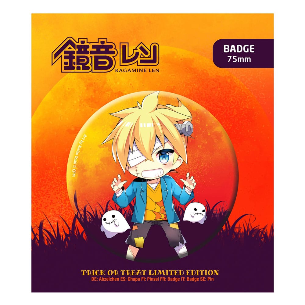 Hatsune Miku: Ansteck-Button Halloween - Limited Edition - Kagamine Len