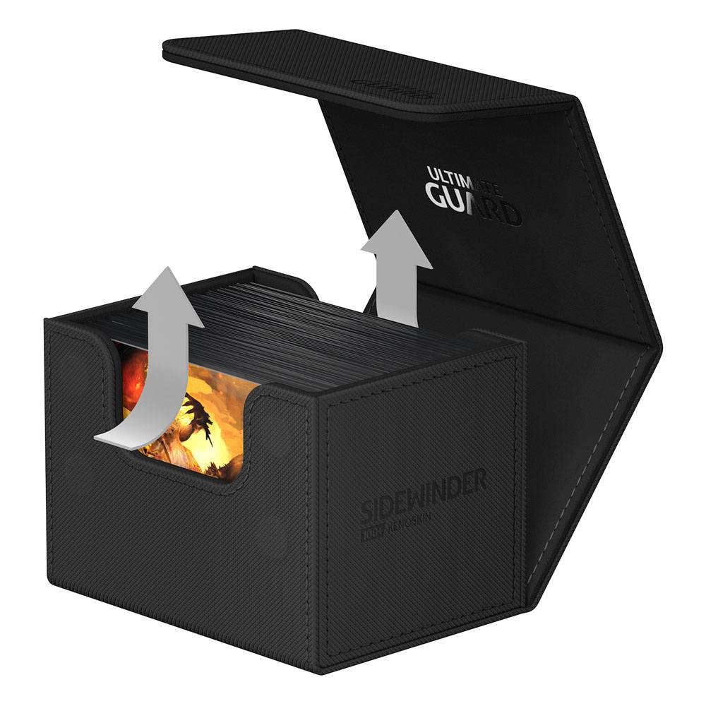 Ultimate Guard: Sidewinder 100+ XenoSkin Monocolor - Schwarz