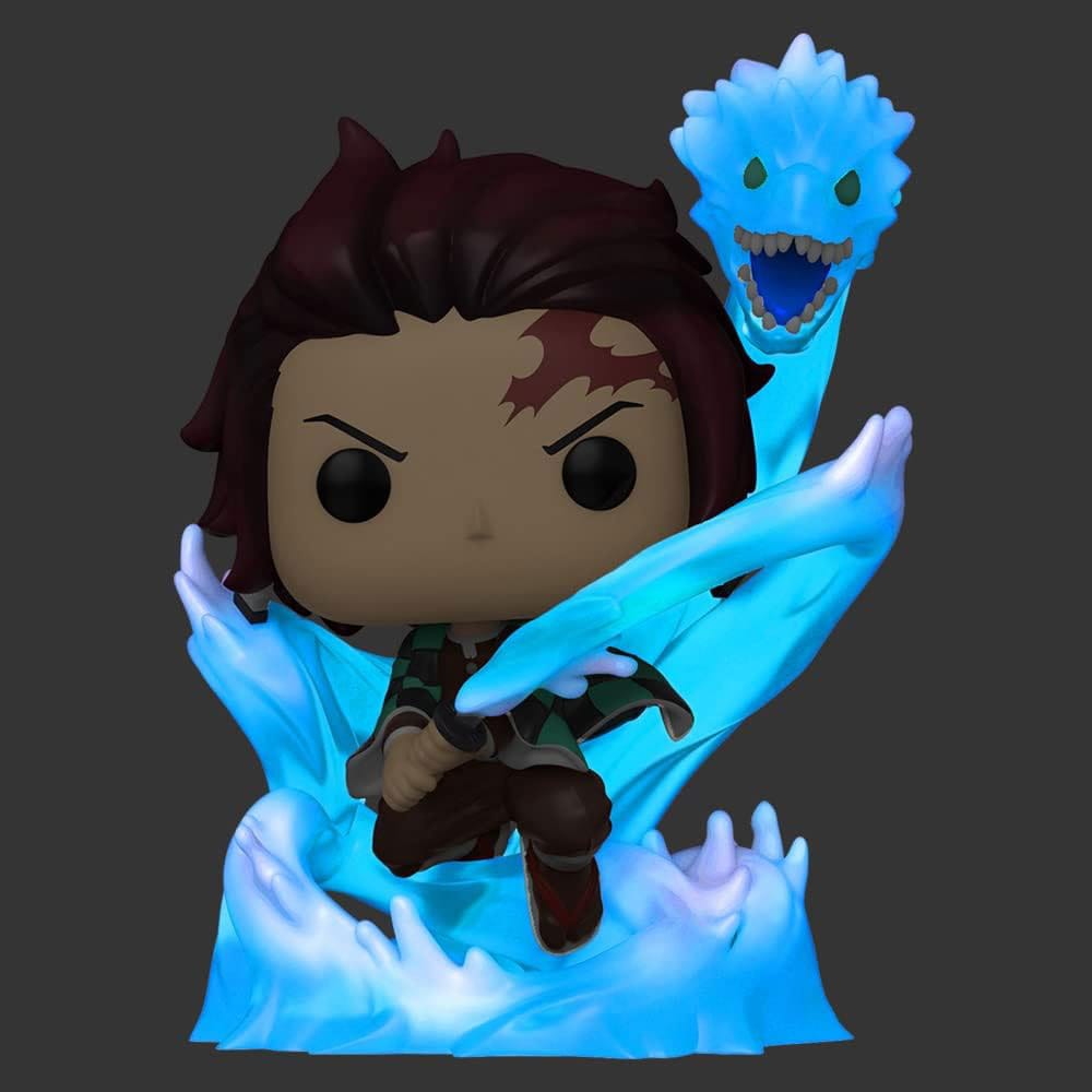 Demon Slayer POP!:  Figur - Tanjro w/ Dragon
