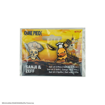 One Piece: Ansteck-Pins 2er-Pack - Sanji & Zeff