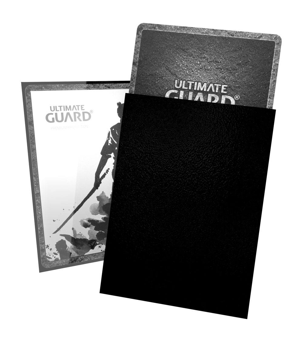 Ultimate Guard: Katana Sleeves – Standardgröße – 100 Stück – Schwarz