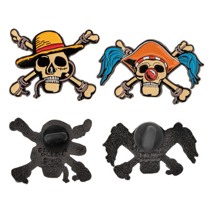 One Piece: Ansteck-Pins 2er-Pack - Luffy & Buggy