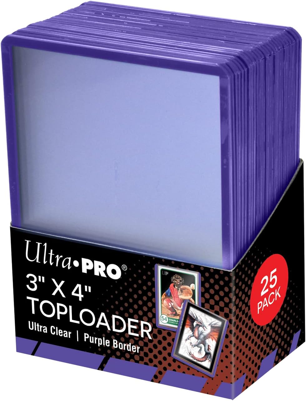 Ultra Pro Toploader: 25 Stk. - Violett
