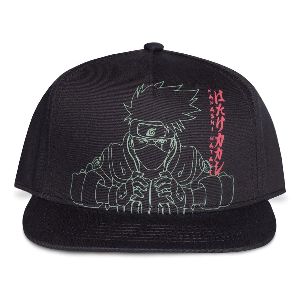 Naruto Shippuden - Snapback Cap Kakashi Line Art
