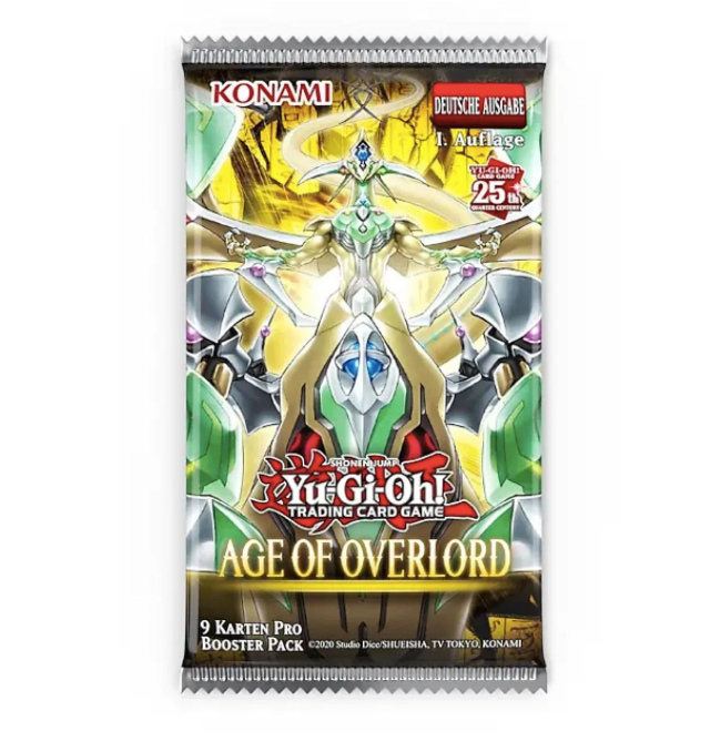 Yu-Gi-Oh ! Age of Overlord - Deutsch 1. Auflage; Booster Pack