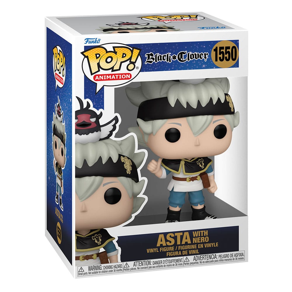 Black Clover: POP! Animation - Figur Asta w/Nero - 9cm