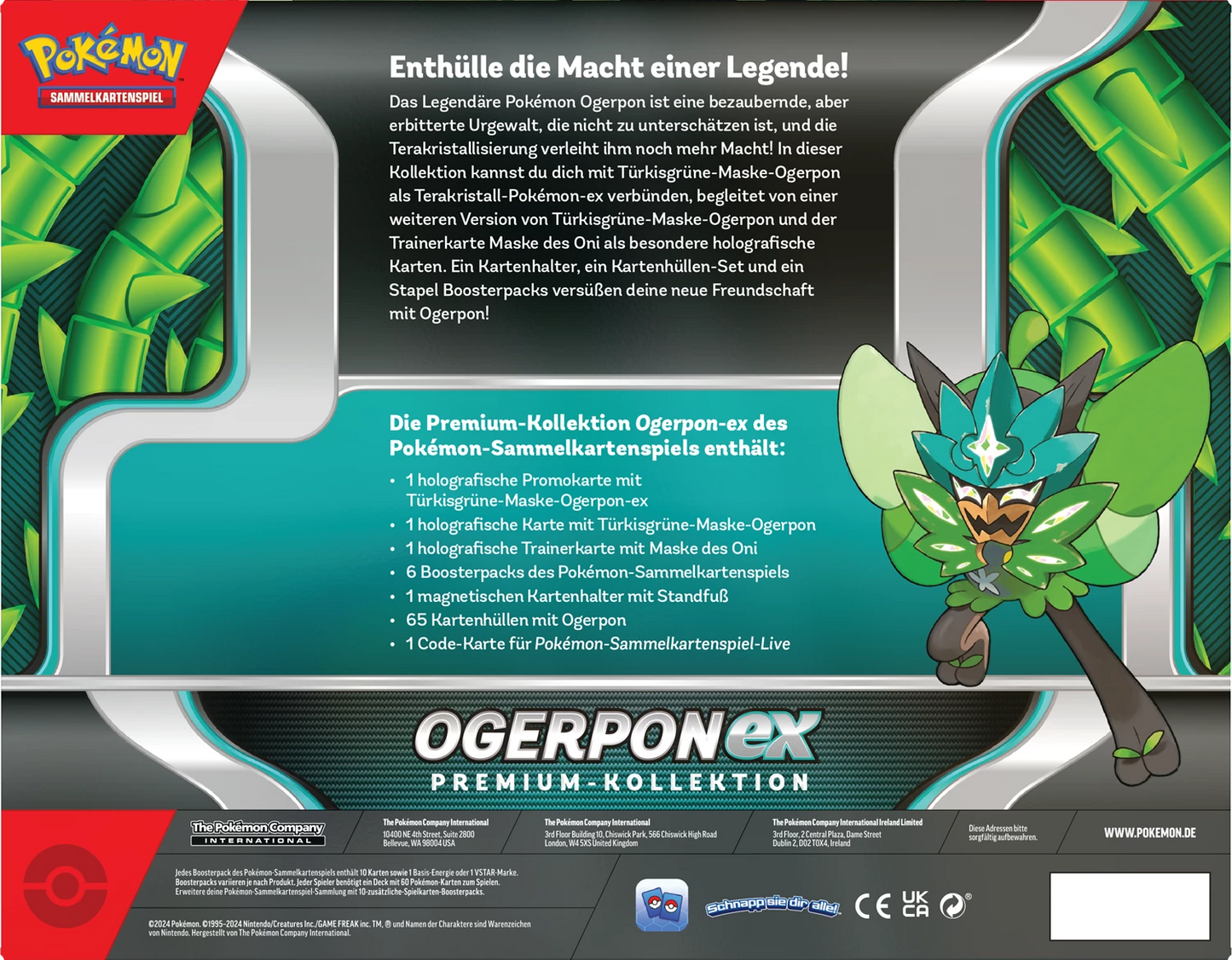 Pokémon: Ogerpon ex - premium collection - DE