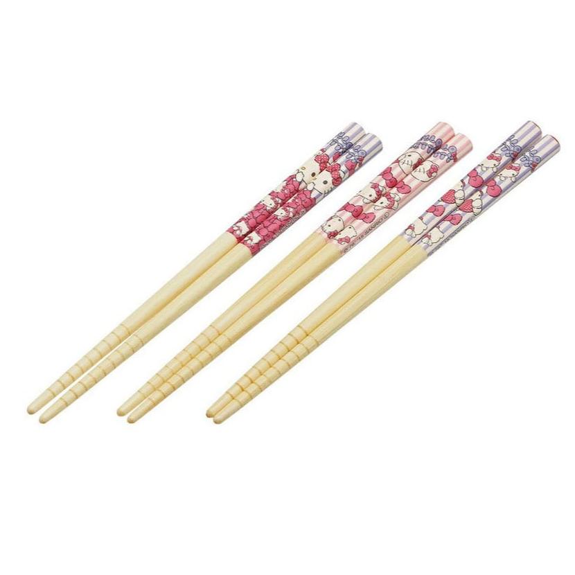 Hello Kitty: Essstäbchen-Set – Hello Kitty – Bambus