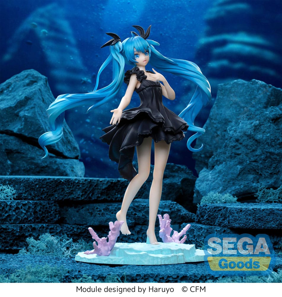 Hatsune Miku Luminasta: Statue Hatsune Miku Deep Sea Girl - 18cm