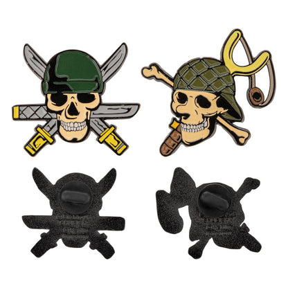 One Piece: Ansteck-Pins 2er-Pack - Zoro & Usopp
