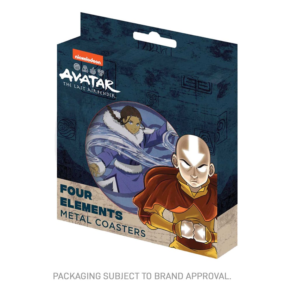 Avatar Der Herr der Elemente: Untersetzer - 4er-Pack