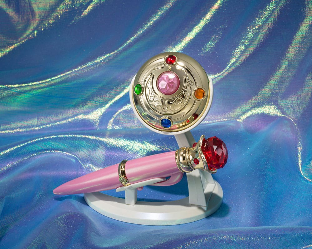 Sailor Moon: Proplica Replik Verwandlungsbrosche & Verwandlungsfüller - Set Brilliant Color Edition