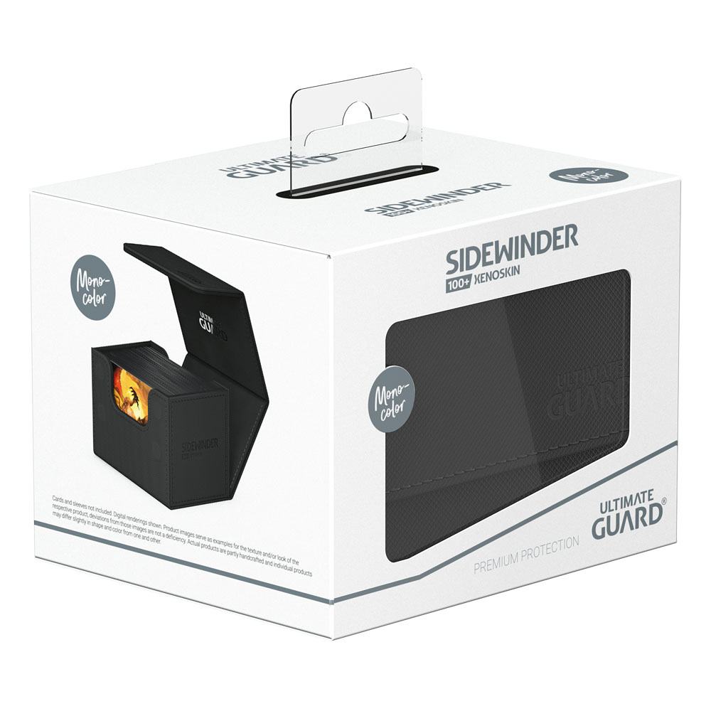 Ultimate Guard: Sidewinder 100+ XenoSkin Monocolor - Schwarz